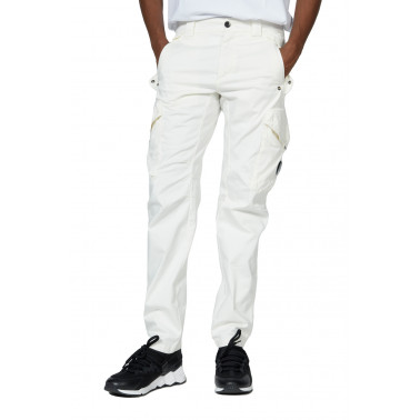 Cargo pant gauze white