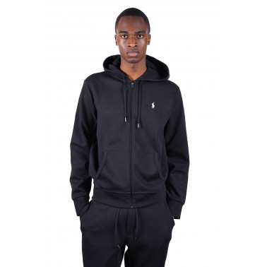 Sweatshirt Capuche Zip Noir