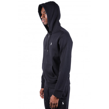 Sweatshirt Capuche Zip Noir