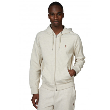 Sweatshirt  Capuche zip beige ralph lauren