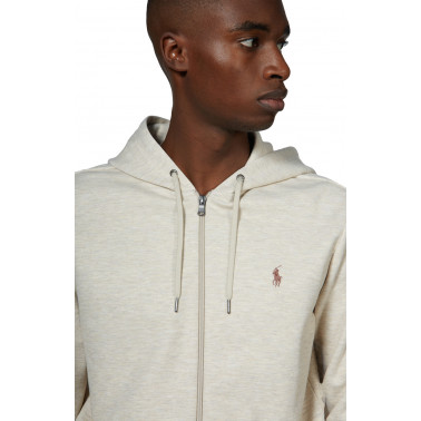 Sweatshirt  Capuche zip beige ralph lauren