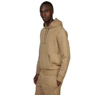 Sweatshirt capuche marron