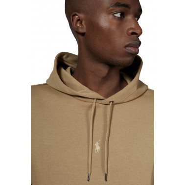 Sweatshirt capuche marron