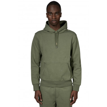 Sweatshirt capuche olive