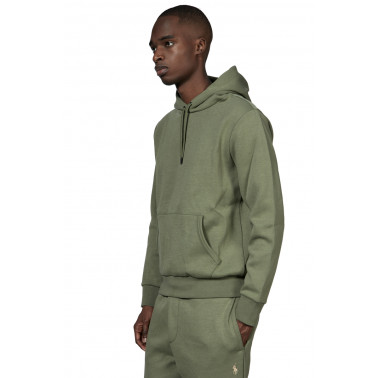 Sweatshirt capuche olive