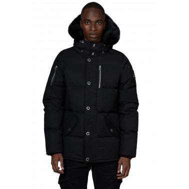 3Q JACKET black fourrure