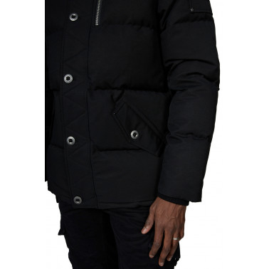 3Q JACKET black fourrure
