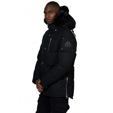 3Q JACKET black fourrure