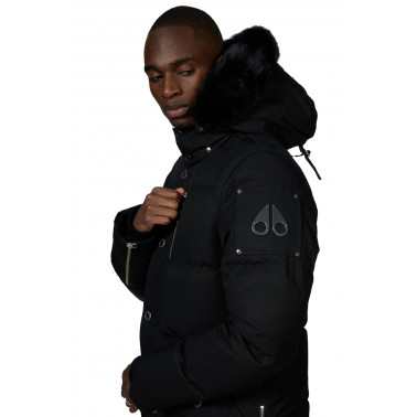 3Q JACKET black fourrure