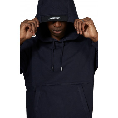 Sweatshirt capuche total eclipse blue