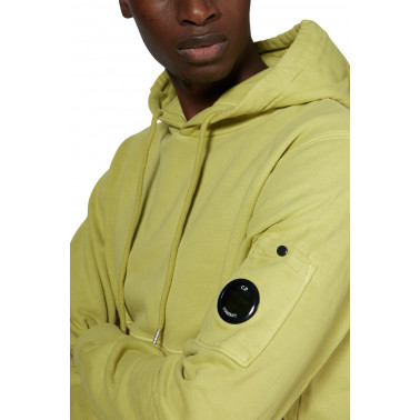 Sweatshirt délavé golden palm yellow